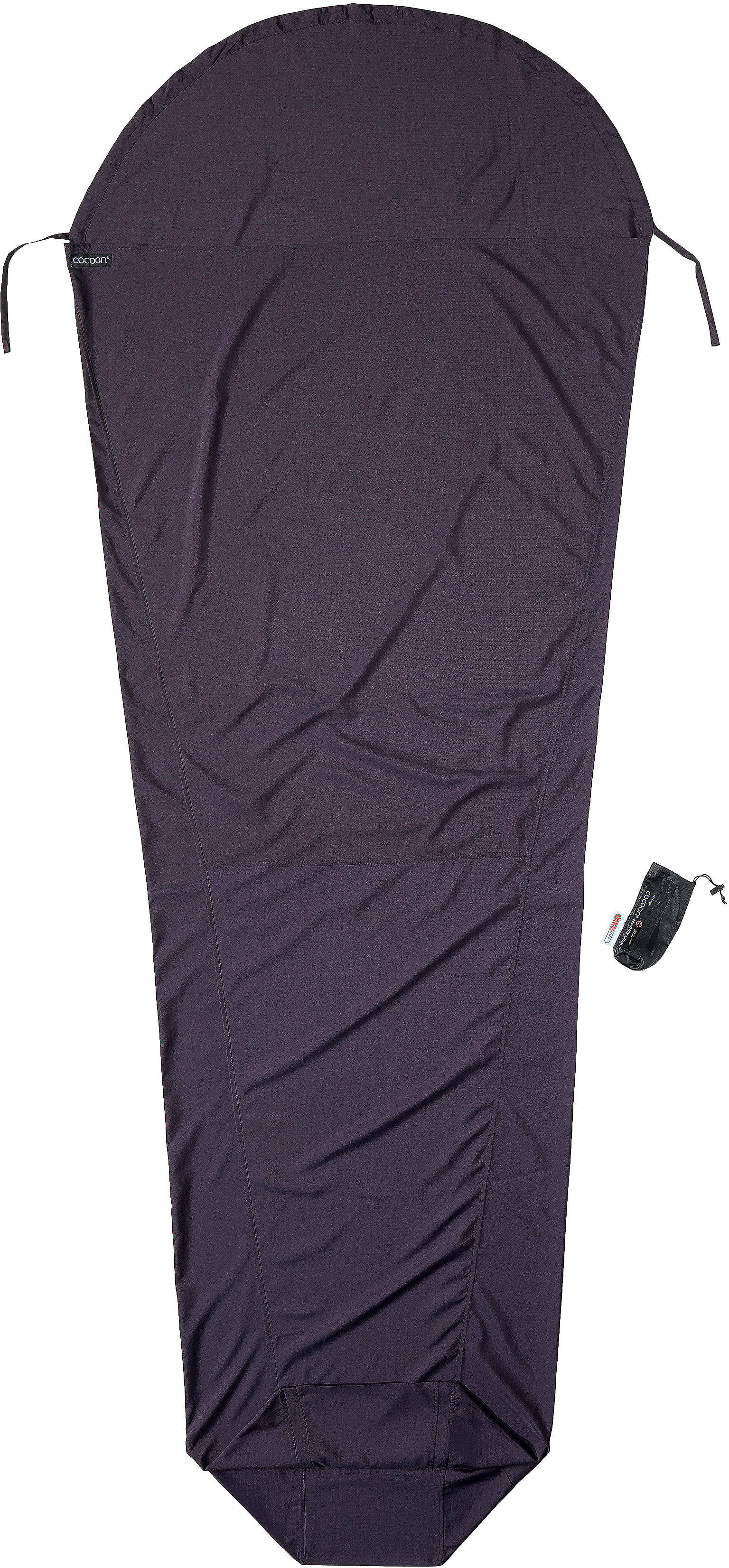 Cocoon MummyLiner Merino Inlett one size black - Transa.ch