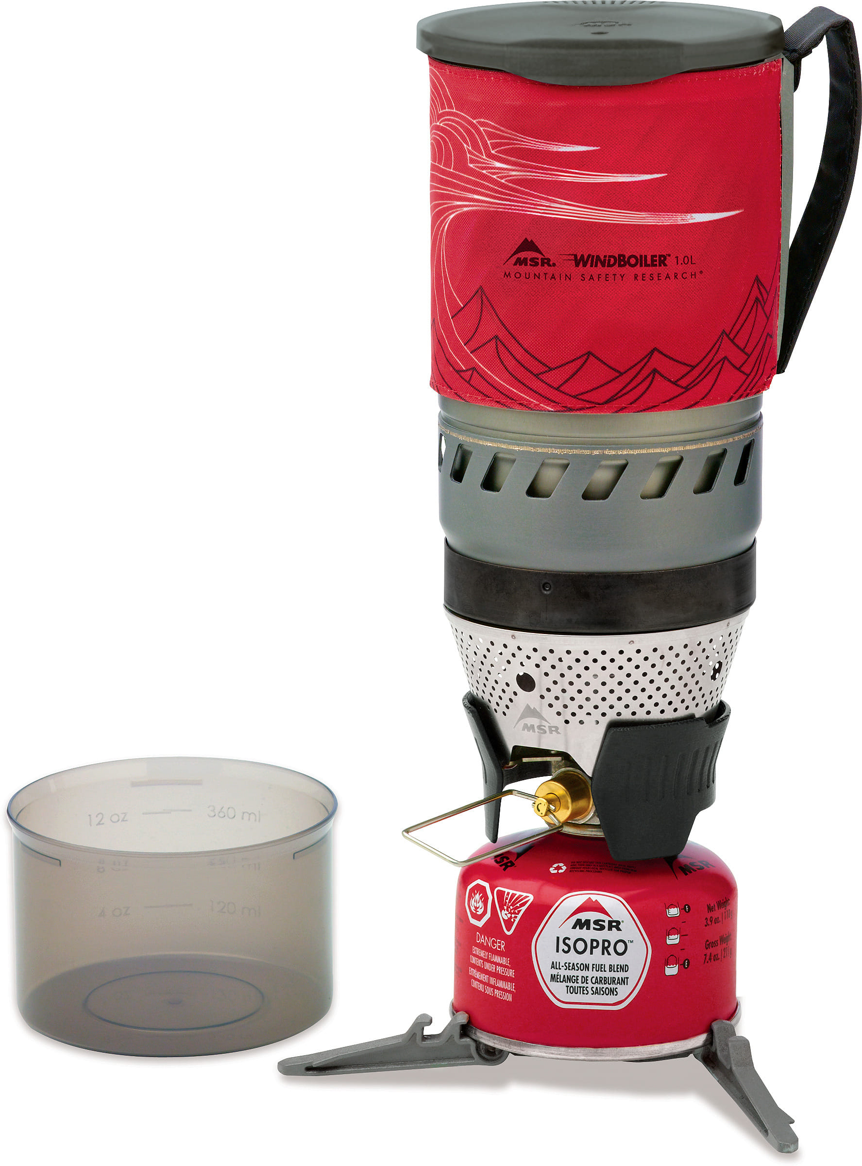 MSR WindBurner Personal Stove System Gaskocher red ohne Grösse