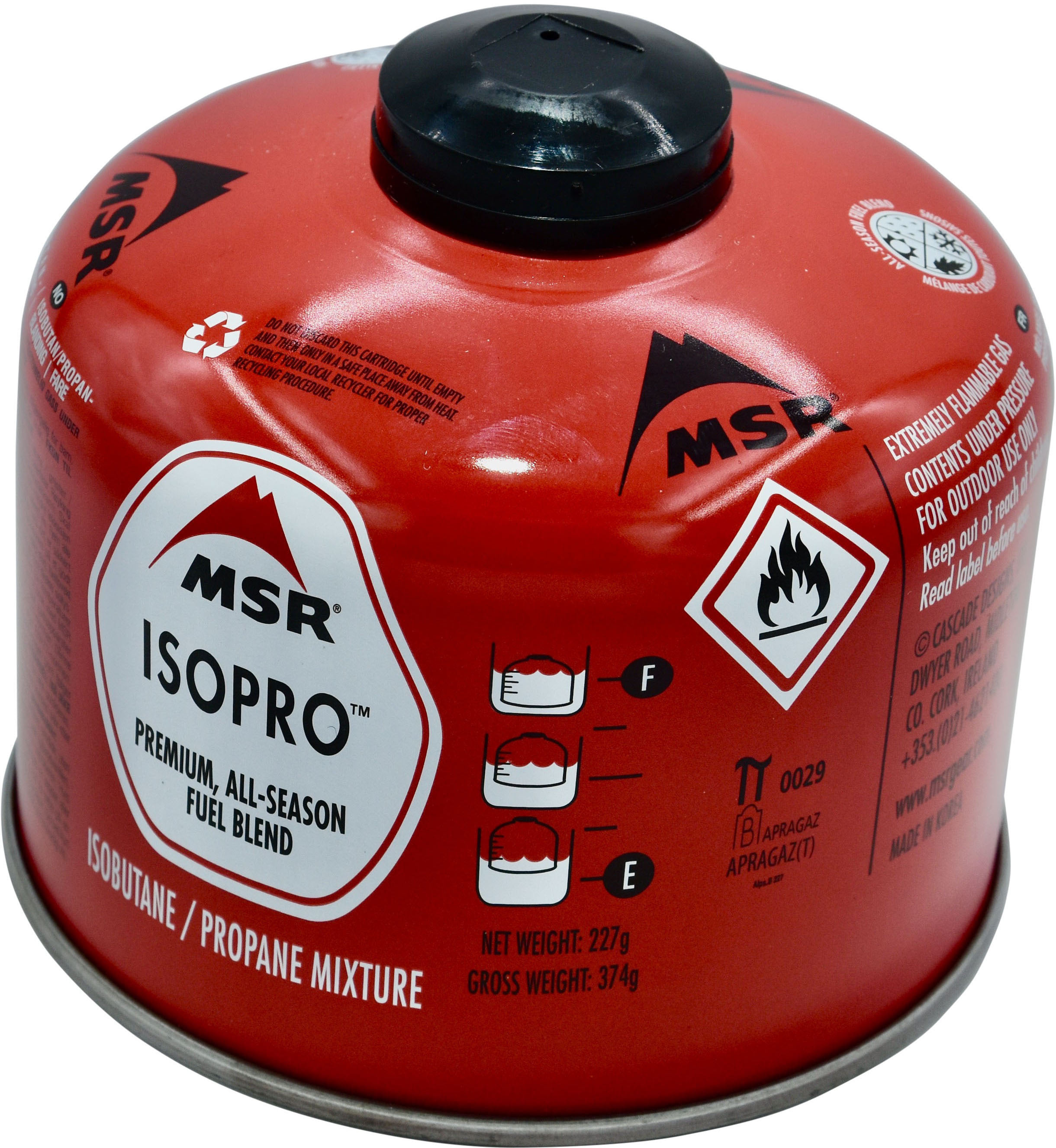MSR IsoPro 226g Gaskartusche Gas red 226 g - Transa.ch