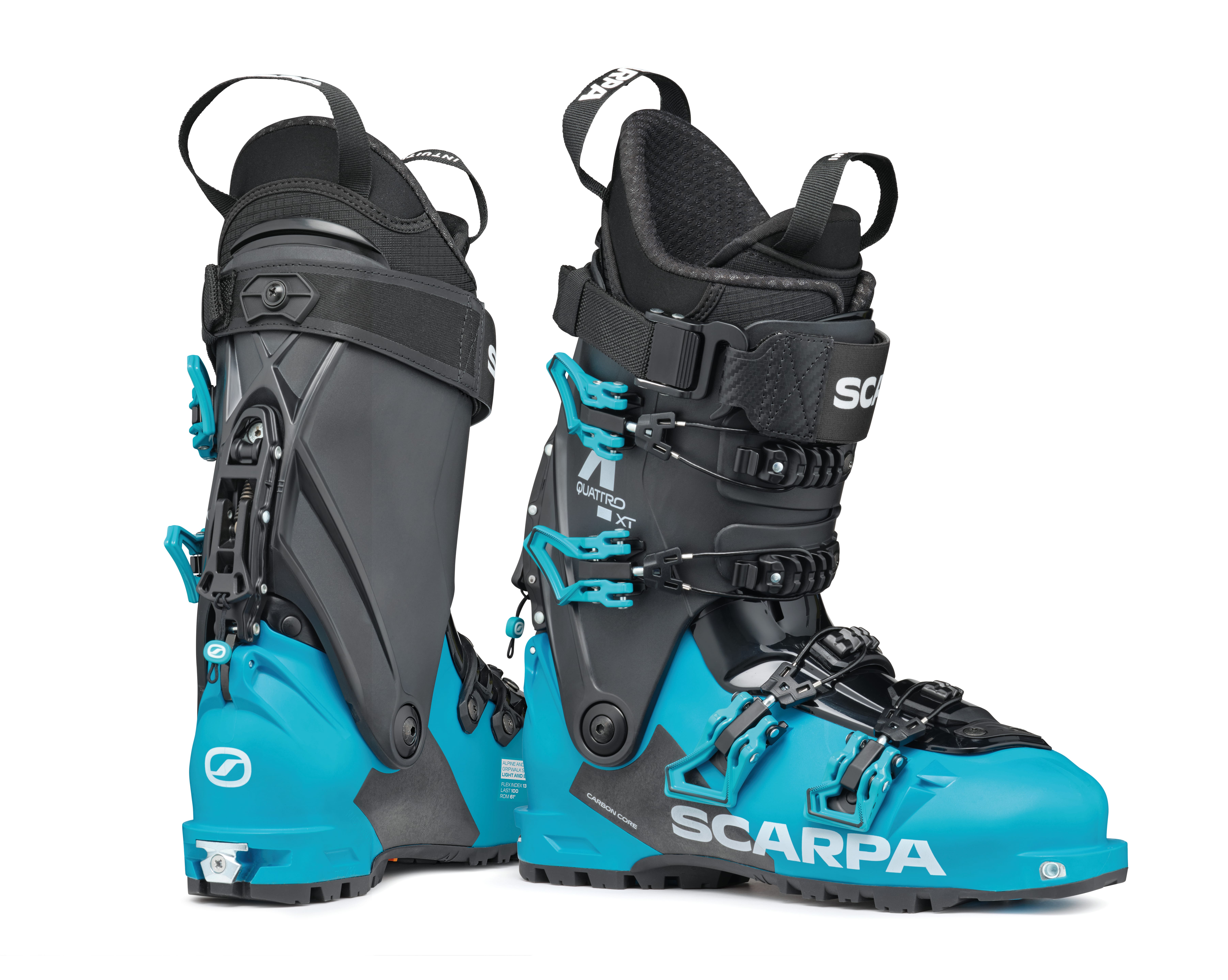 Scarpa 4-Quattro XT Chaussures de ski ocean/blue 26.0 - Transa.ch