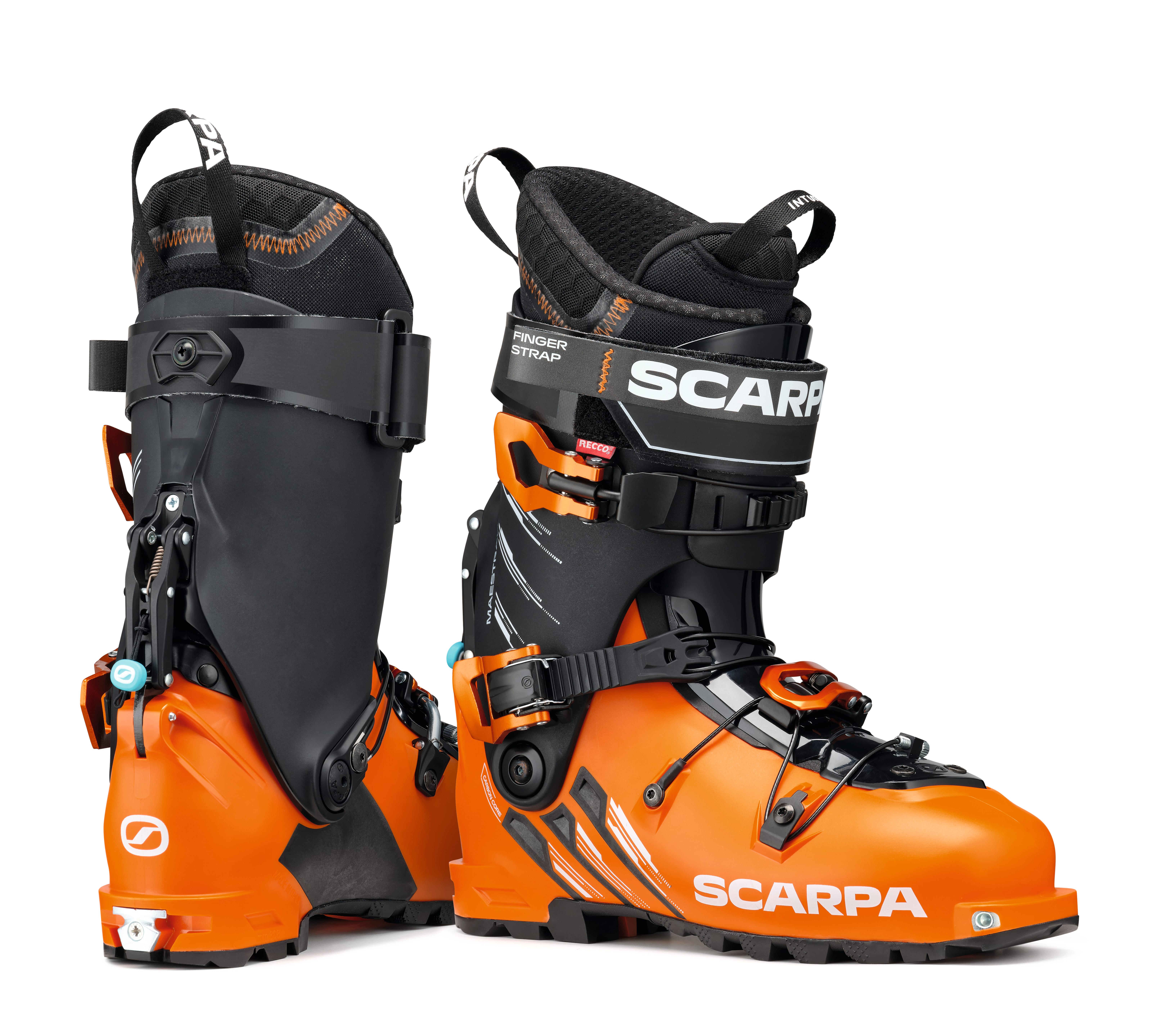 Scarpa Maestrale Ski boots orange/black 31.0 - Transa.ch