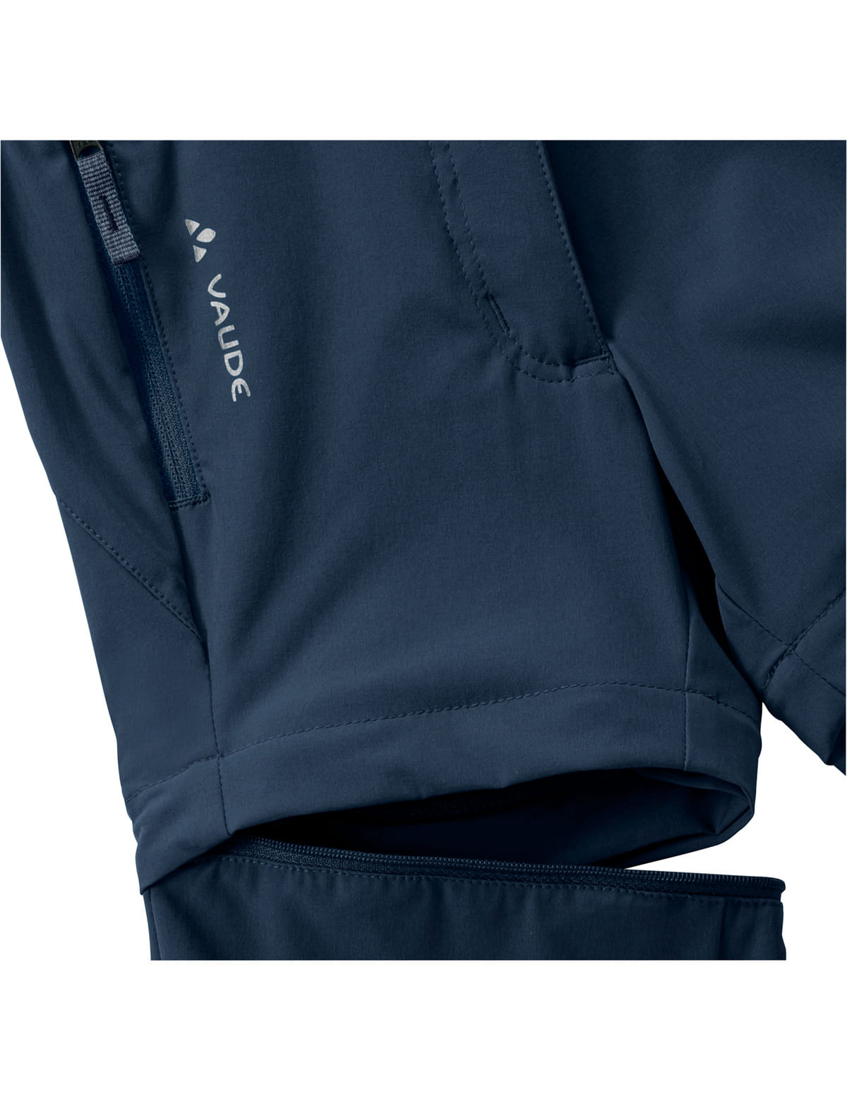 Vaude Kids ZO Pants Slim Fit Zip-off trousers dark sea 134/140