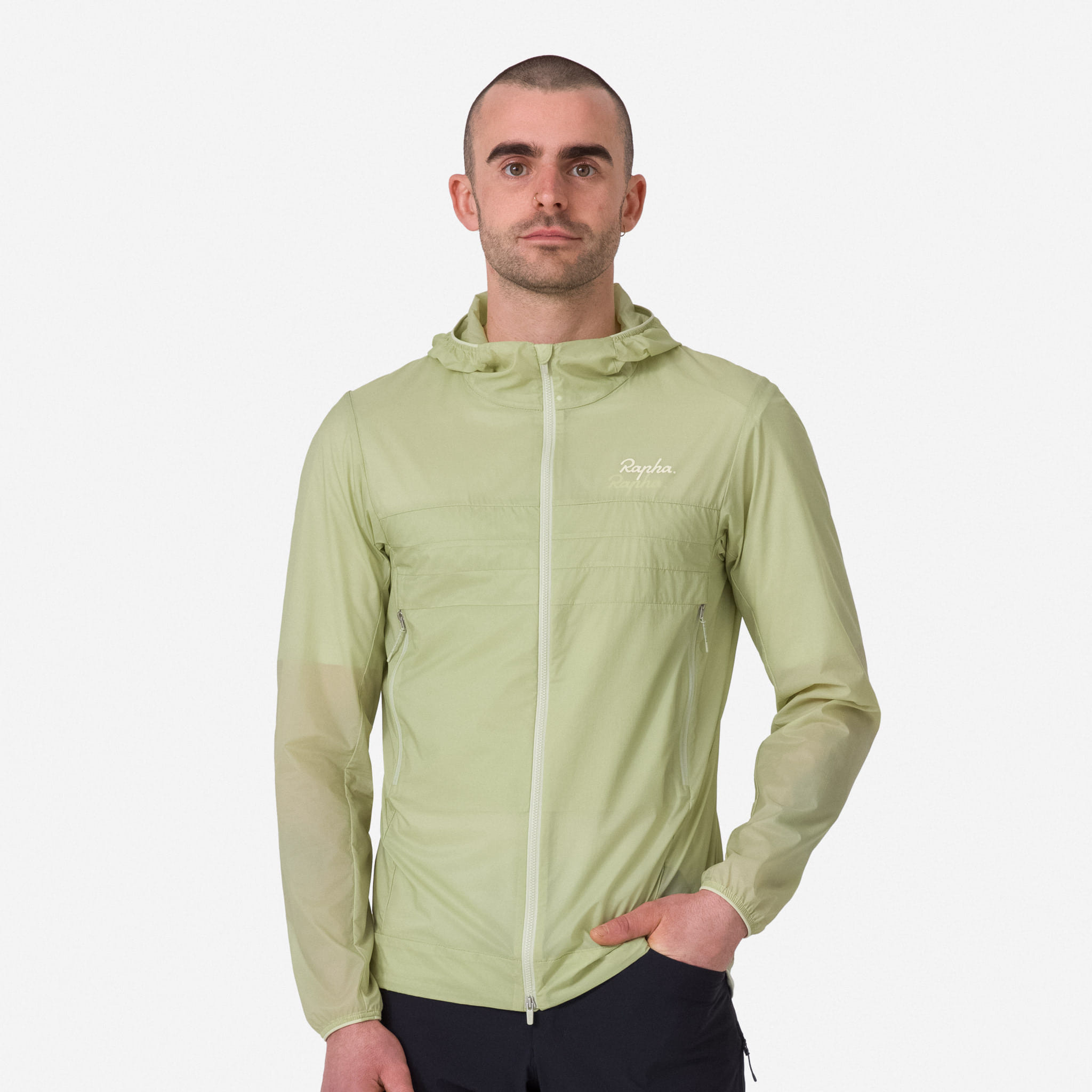 Rapha Stowaway Jacket 初期モデル Rapha Stowaway Jacket ridden |
