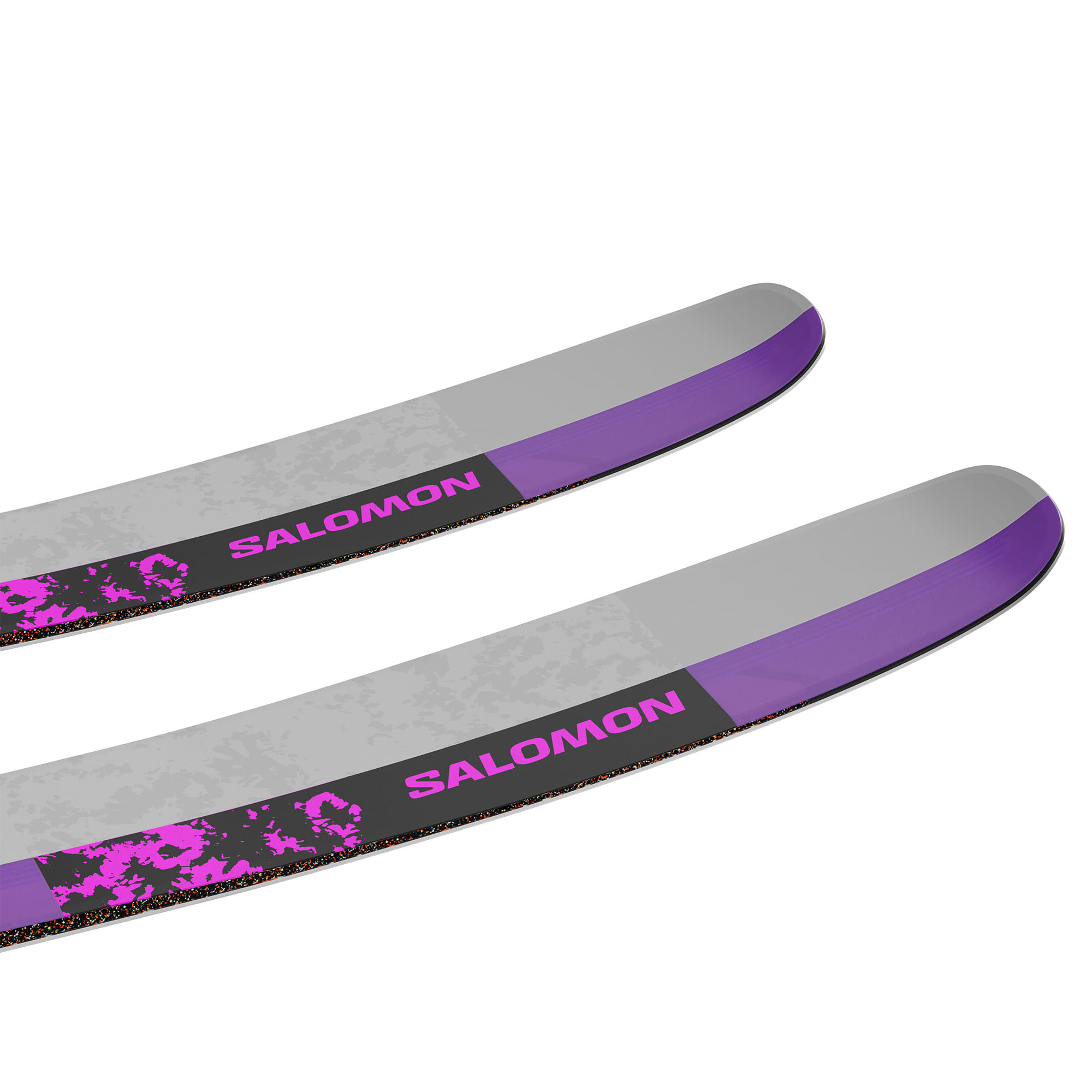 Salomon QSTチャージGTX レディース Salomon QST X Freeride Ski black/shocking pink/lunar 184 cm
