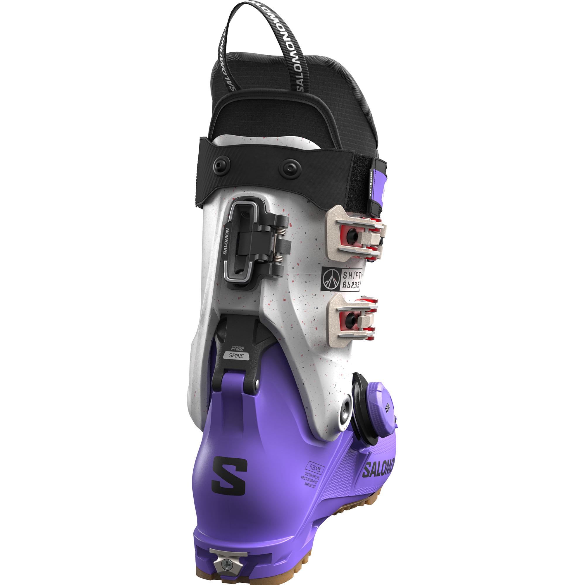Salomon Scarlet Boa 24.0 パープル Salomon Shift Alpha Boa 115 W Ski boots ultra violet/black 24.0