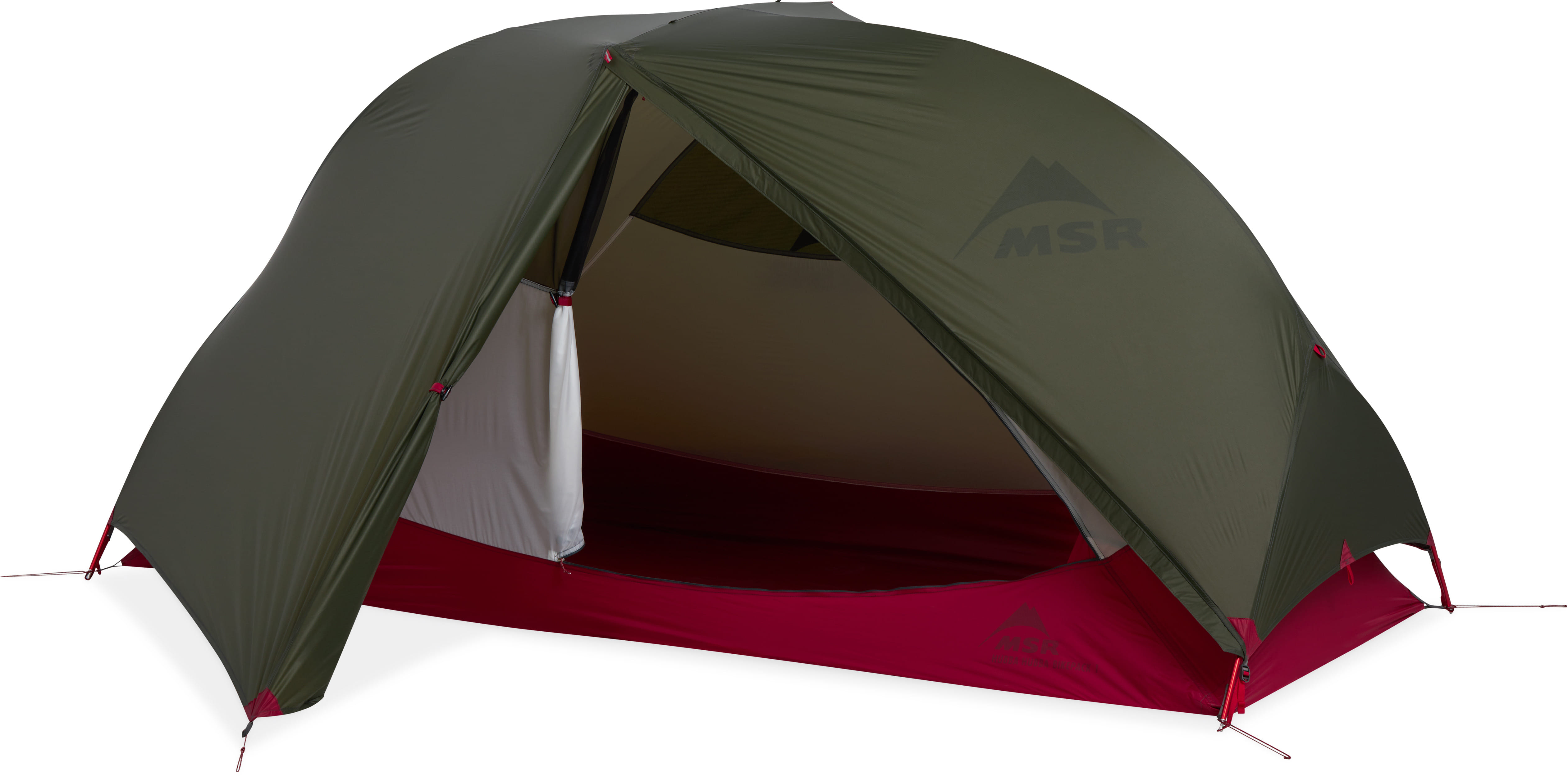 MSR Hubba Hubba Bikepack 1 Dome tent green 1 Person - Transa.ch