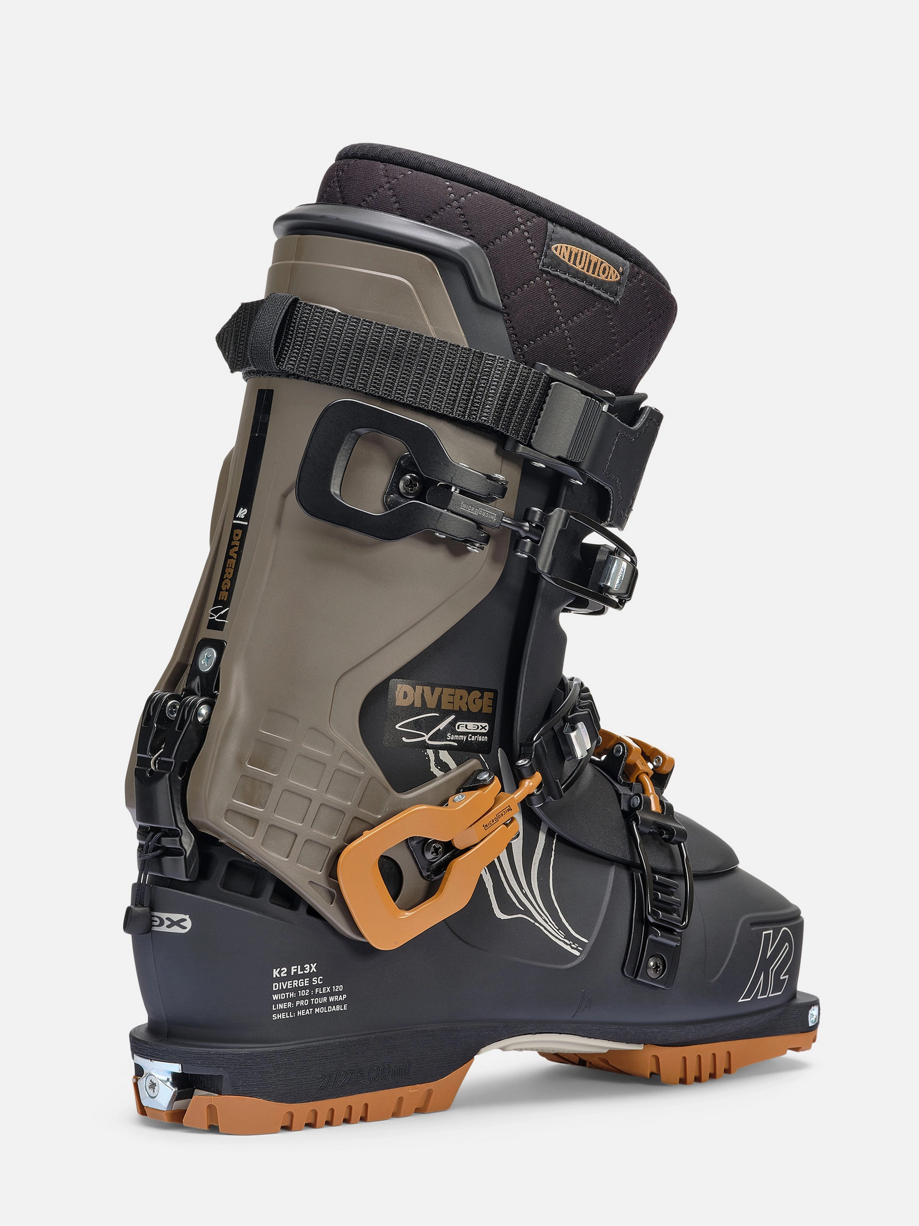 K2 Diverge SC Ski boots black/brown 26.5 - Transa.ch