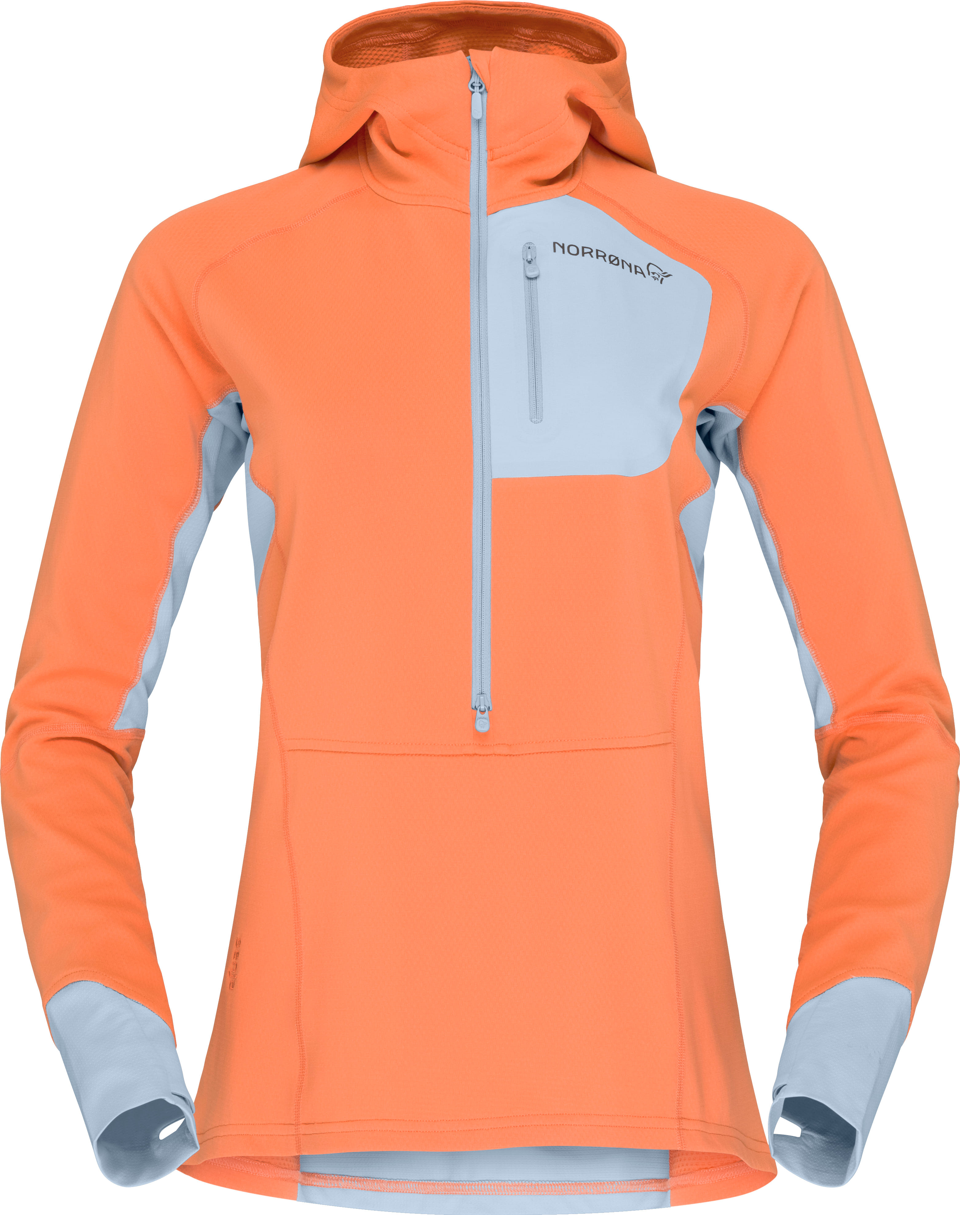 Norrona senja warm1 Hood W's Hoodie flamingo M - Transa.ch