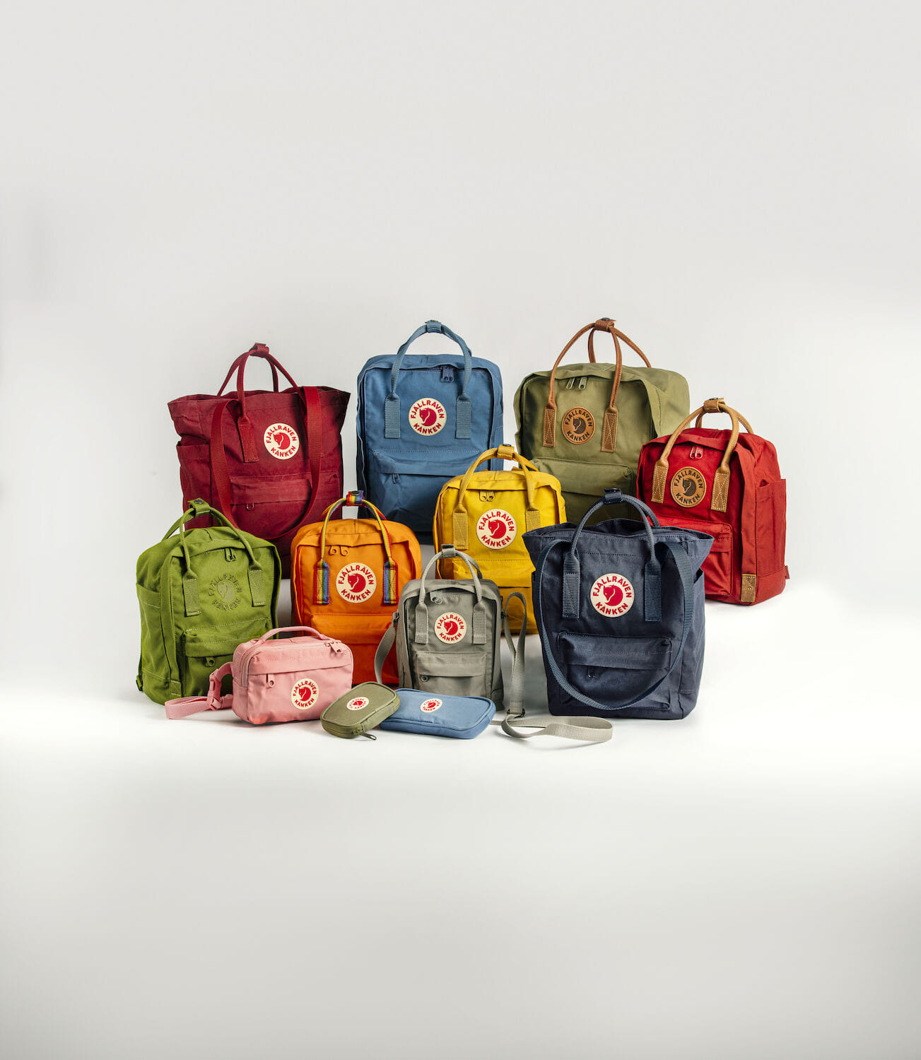kanken mini backpack multiple color Rainbow The Kanken Mini looking for some extra accessories