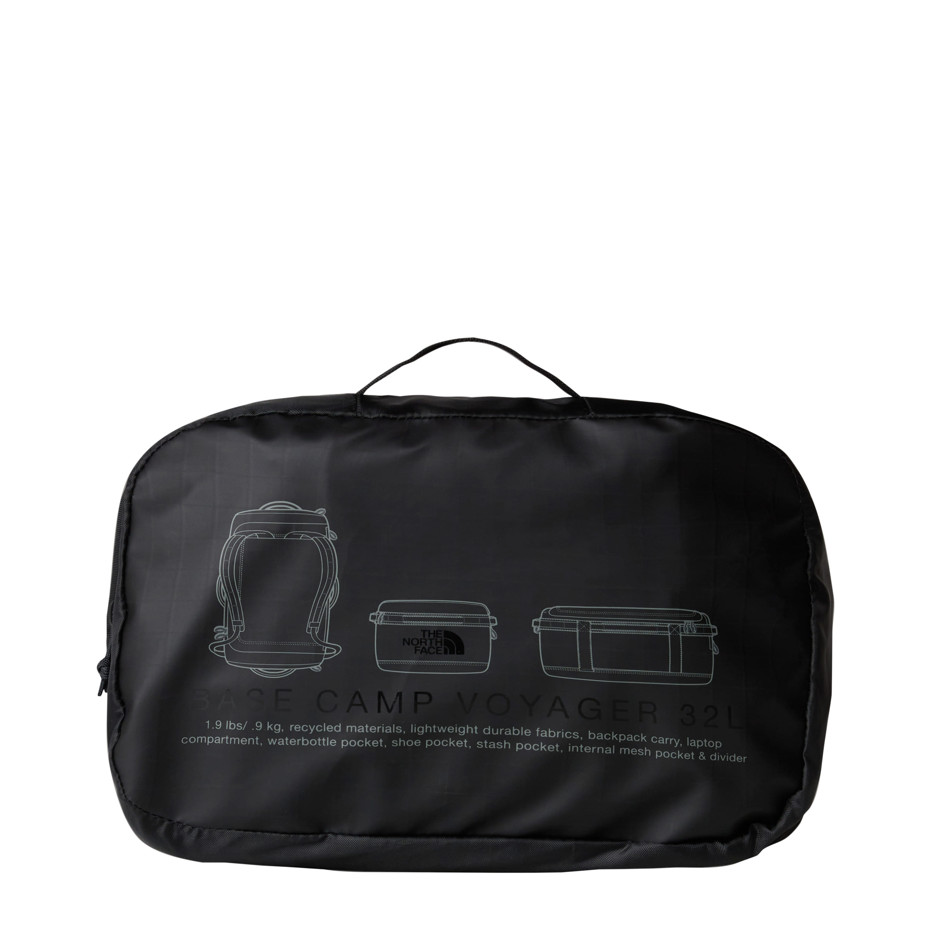 The North Face Base Camp Voyager Duffel 32L Duffle bag tnf black