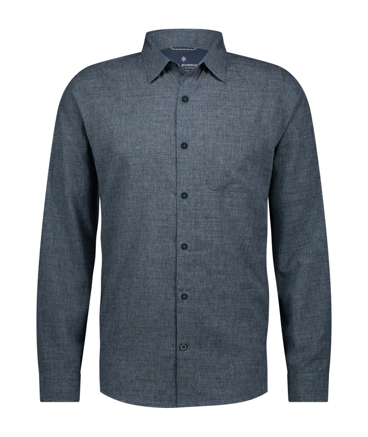 Royal Robbins Men's Amp Lite II L/S Shirt deep blue htr L - Transa.ch
