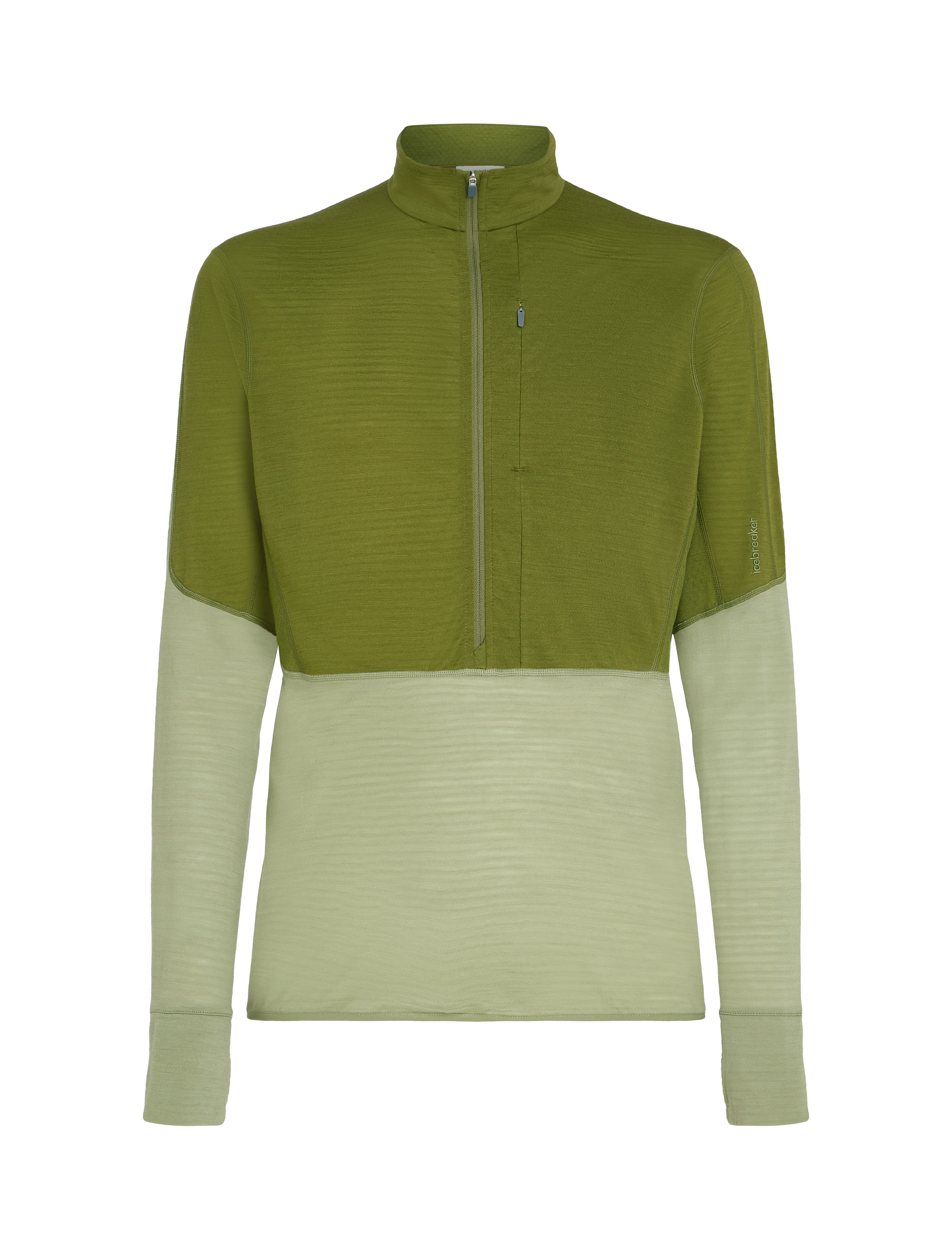 Icebreaker M Merino 200 RealFleece Descender LS Half Zip Wollpullover ...