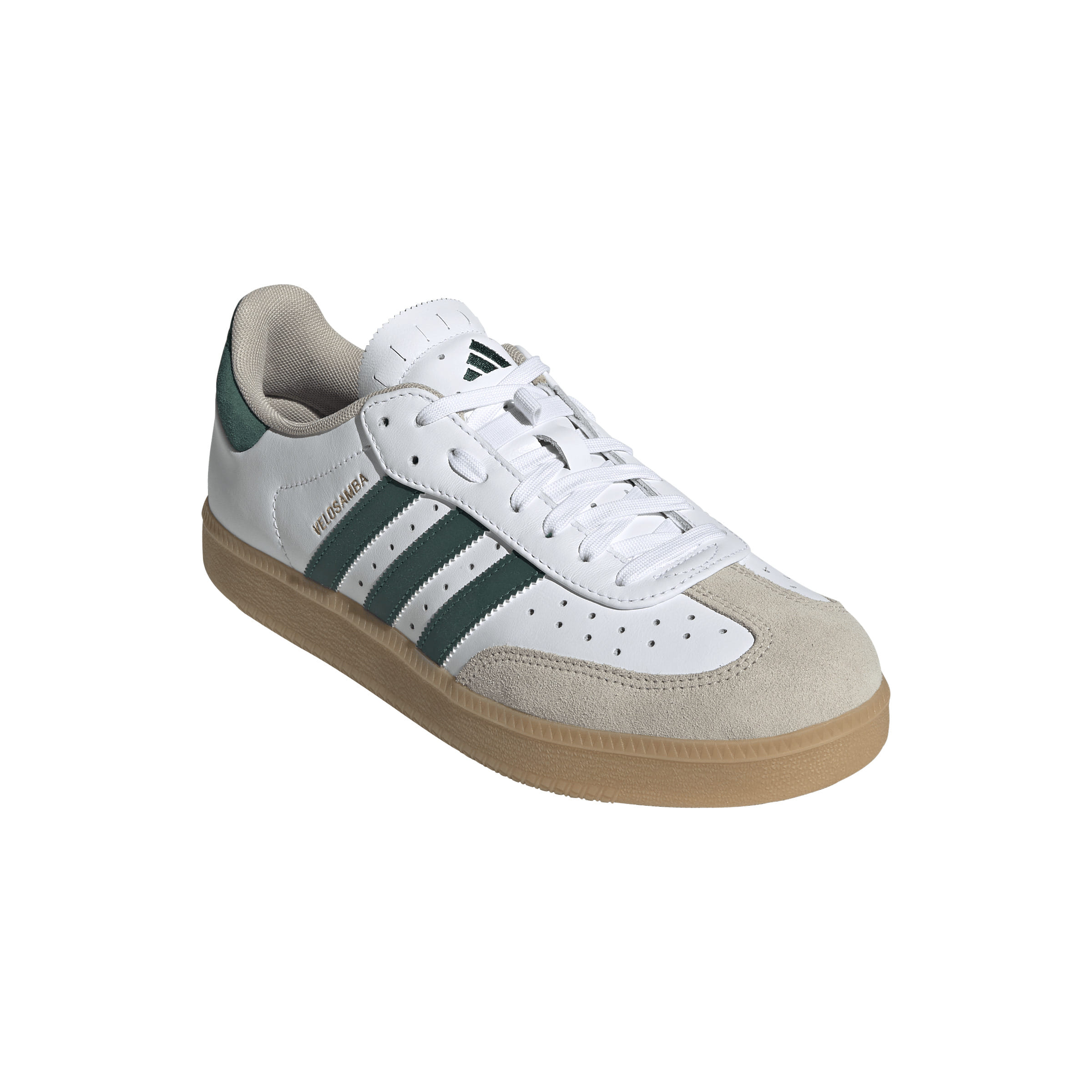 Adidas Velosamba Leather Cycling shoes ftwr white/collegiate green