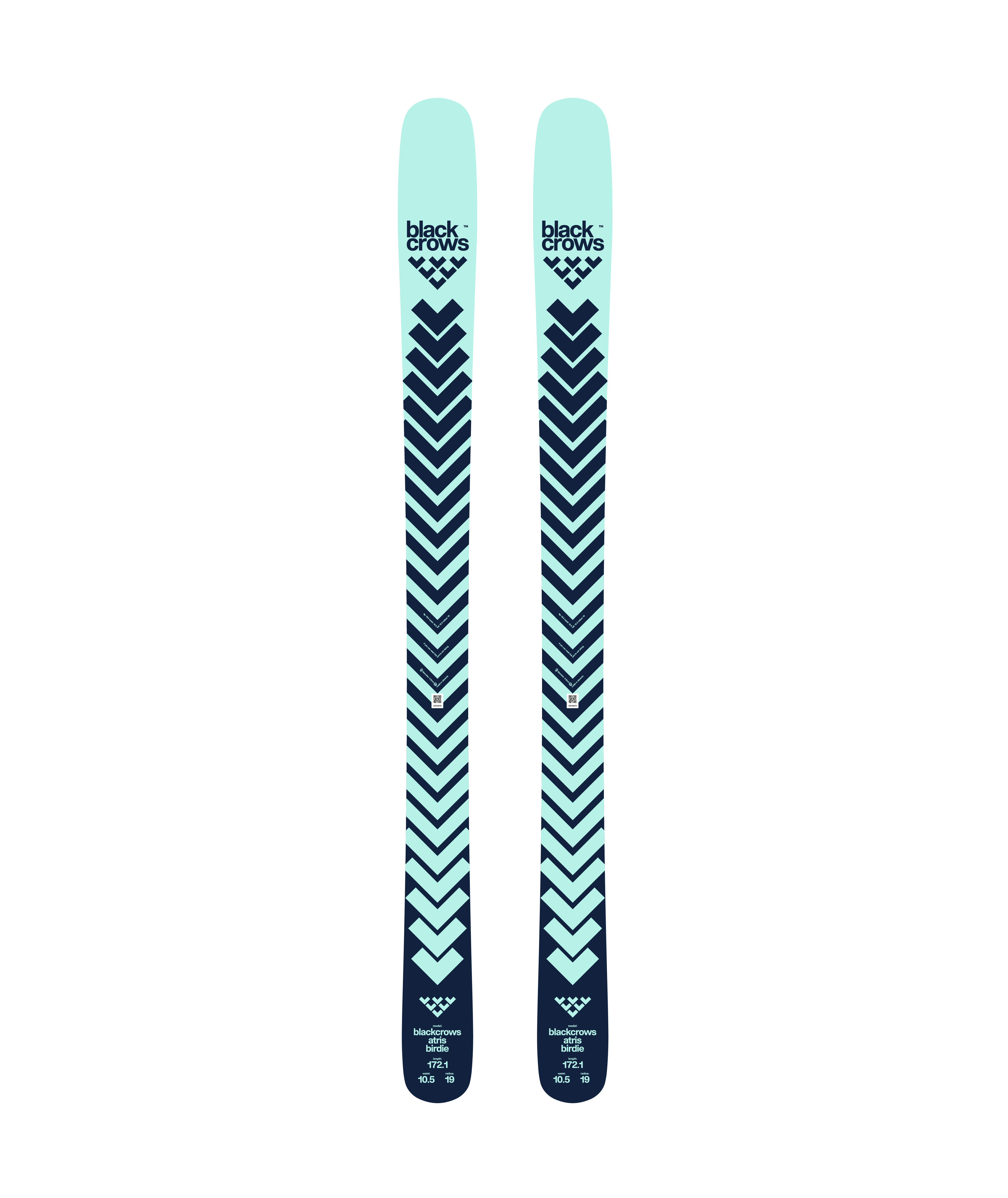 Black Crows Atris Birdie Freeride skis turquoise/black 160 cm