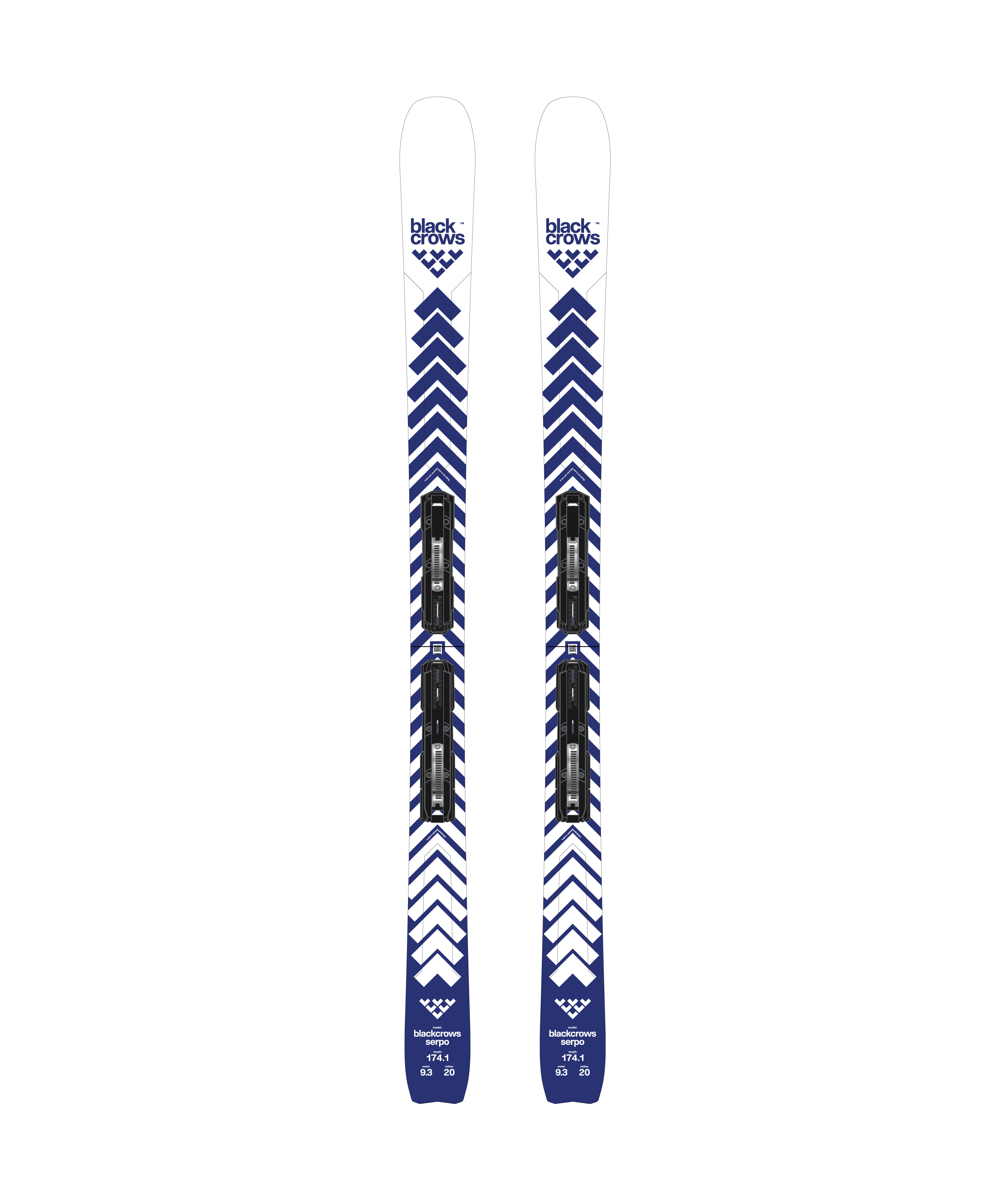Black Crows pack serpo rt + e m12 gw Touring ski blue 180 cm - Transa.ch