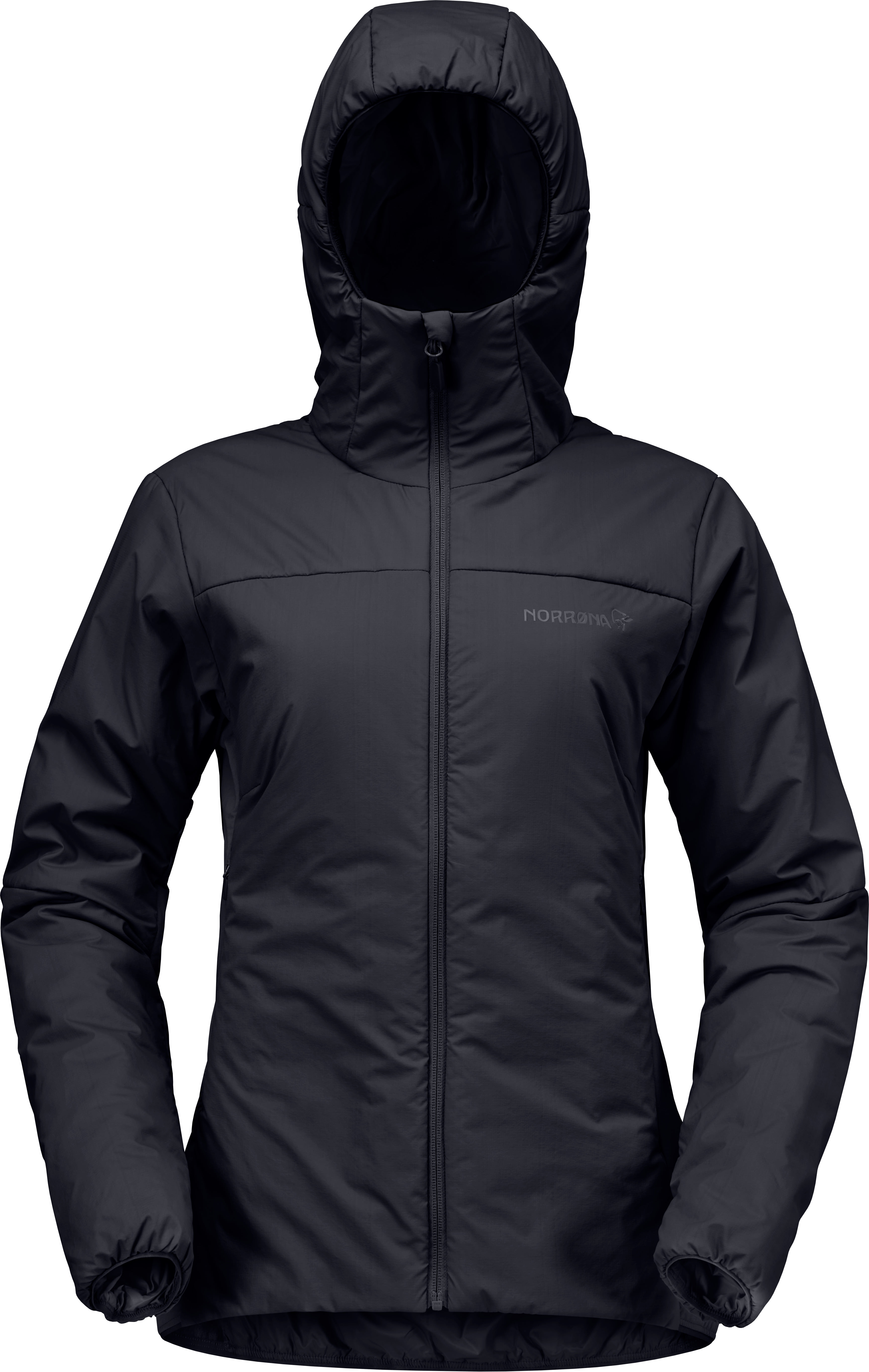 Norrona femund thermo60 Zip Hood W's Isolationsjacke caviar black L ...