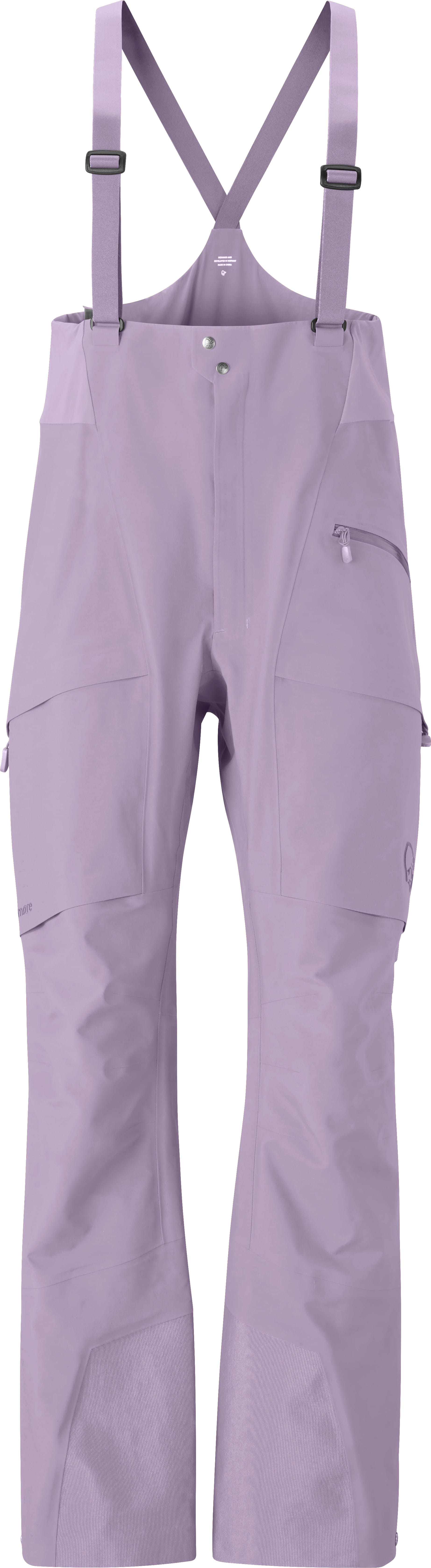 Norrona more GTX Salopette W's Ski pants purple sage M - Transa.ch