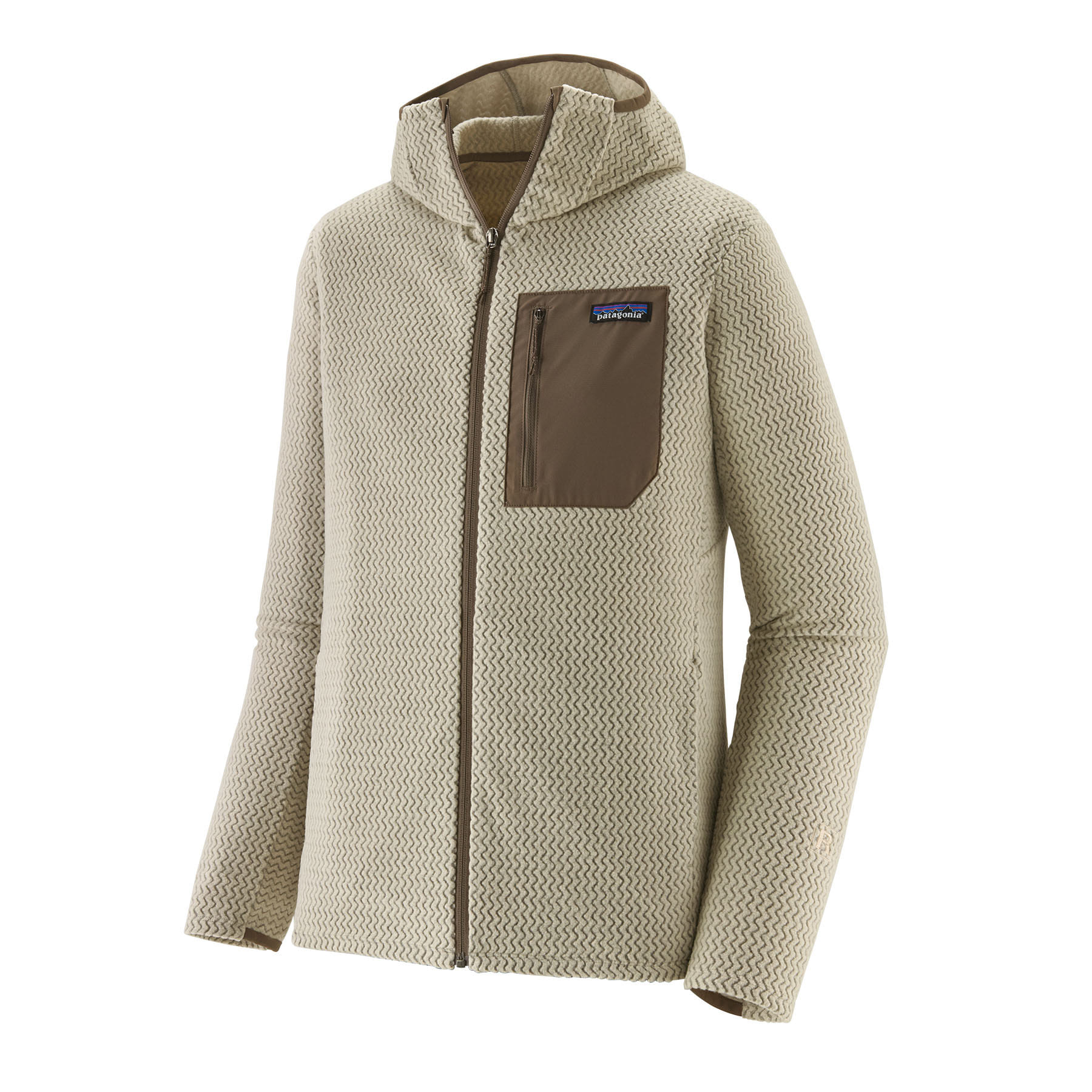 Patagonia M's R1 Air Full-Zip Hoody Fleecejacke pelican M - Transa.ch
