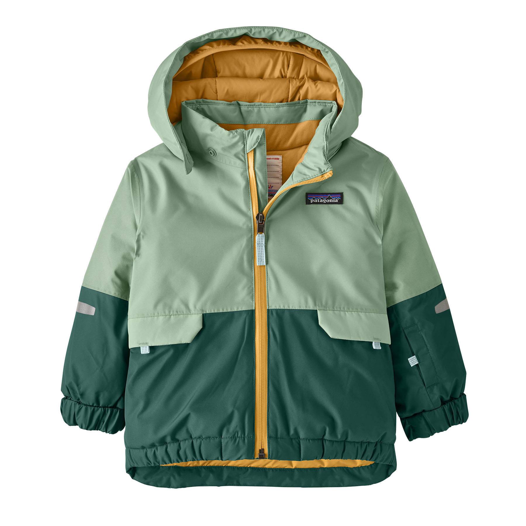 Patagonia Baby Snow Pile Jkt Ski jacket ellwood green 4 Years