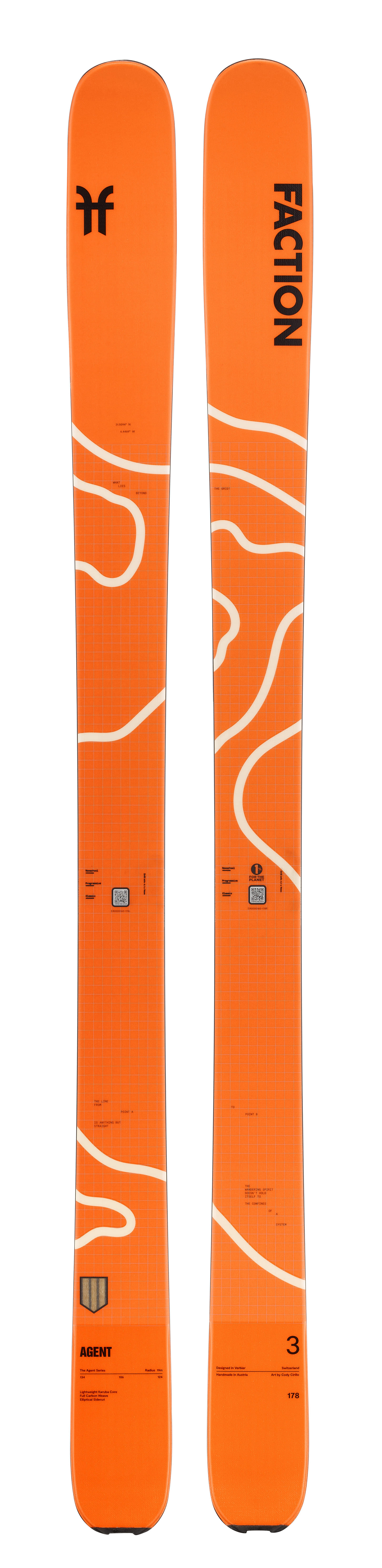FACTION AGENT3 183cm kingpin13 最終価格 Faction Skis Agent 3 Freeride Ski 3 orange 183 cm - Transa.ch