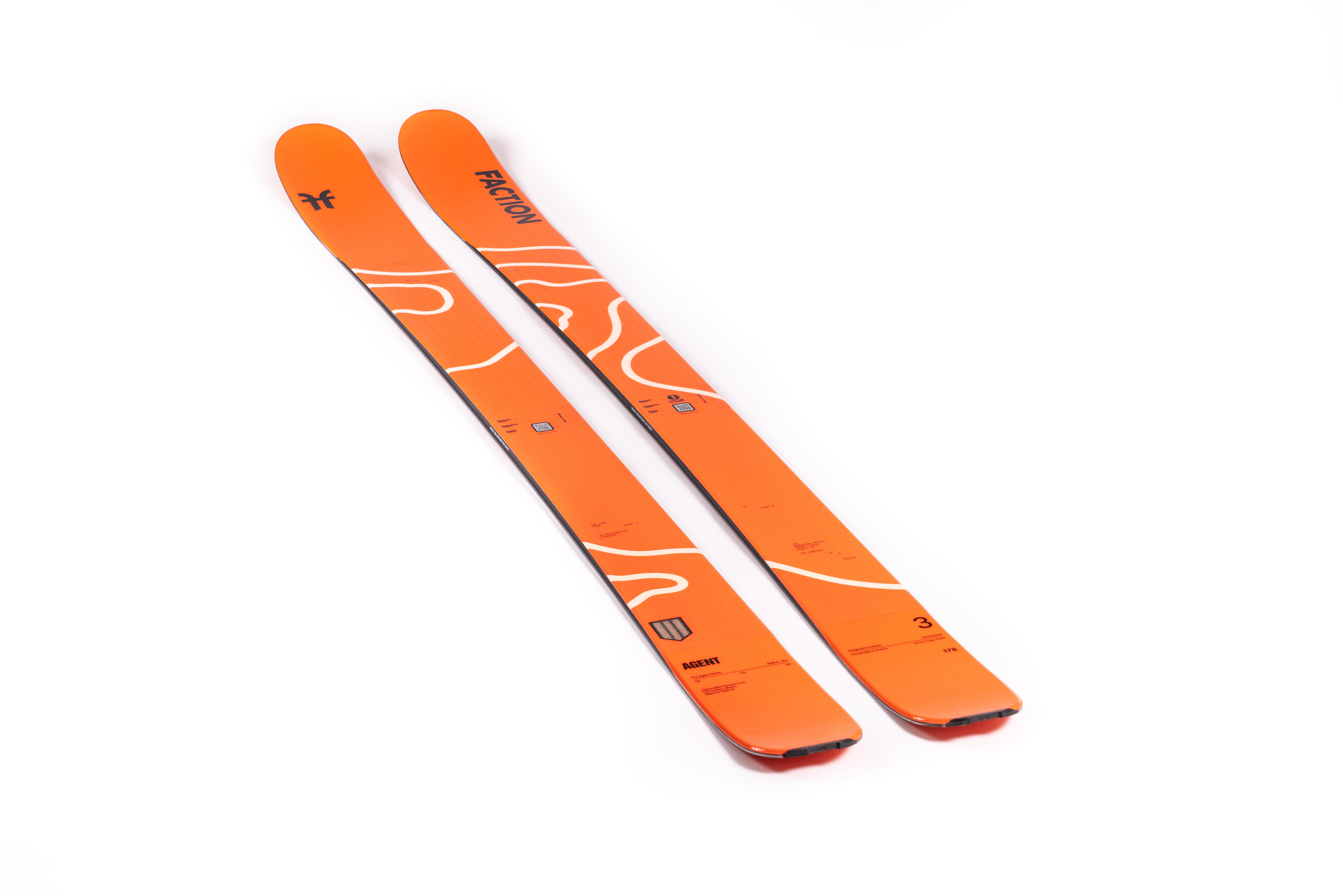 Faction Skis Agent 3 Freeride skis 3 orange 183 cm - Transa.ch