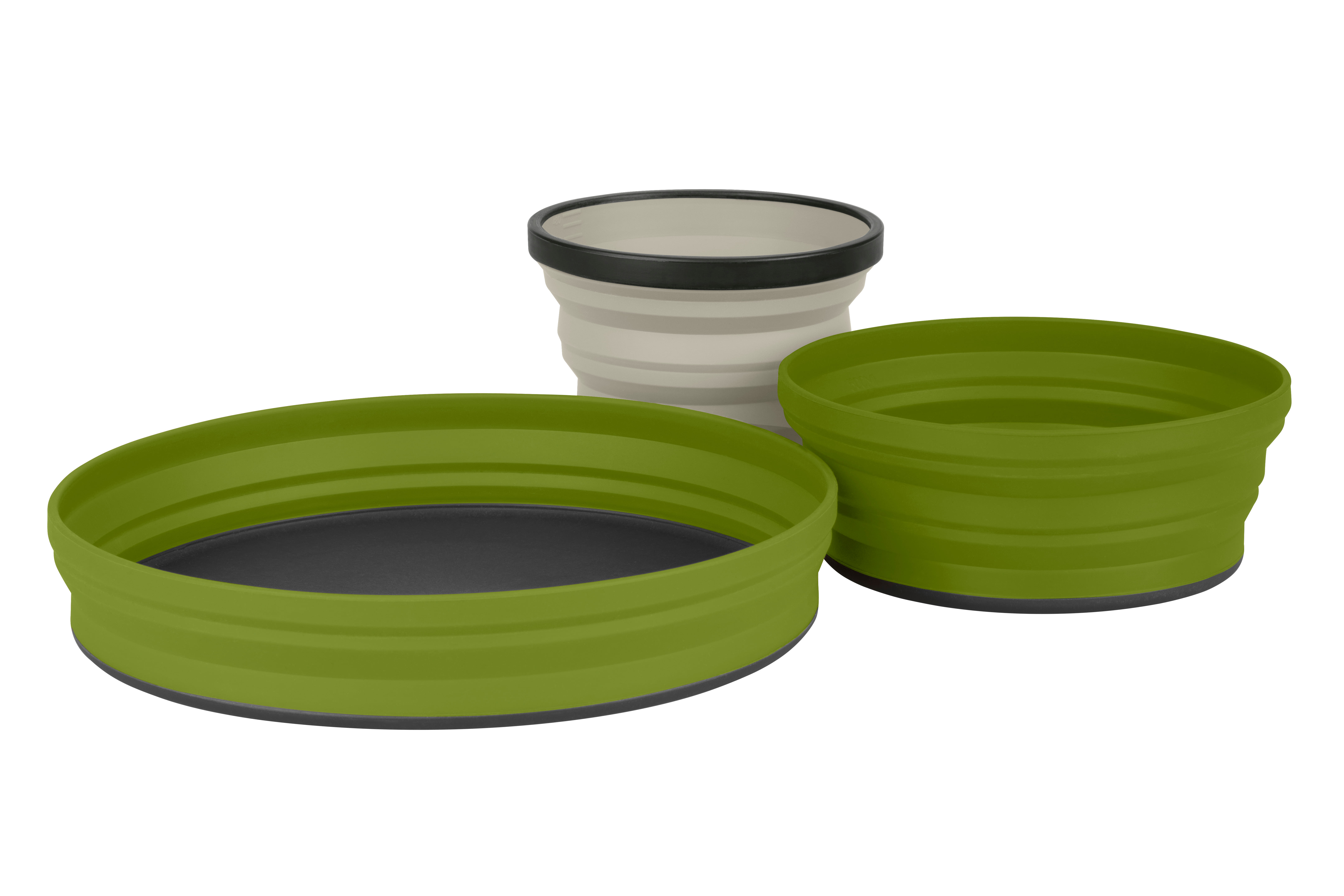 Sea to Summit X-Set: 3-Pce Pan one size olive - Transa.ch