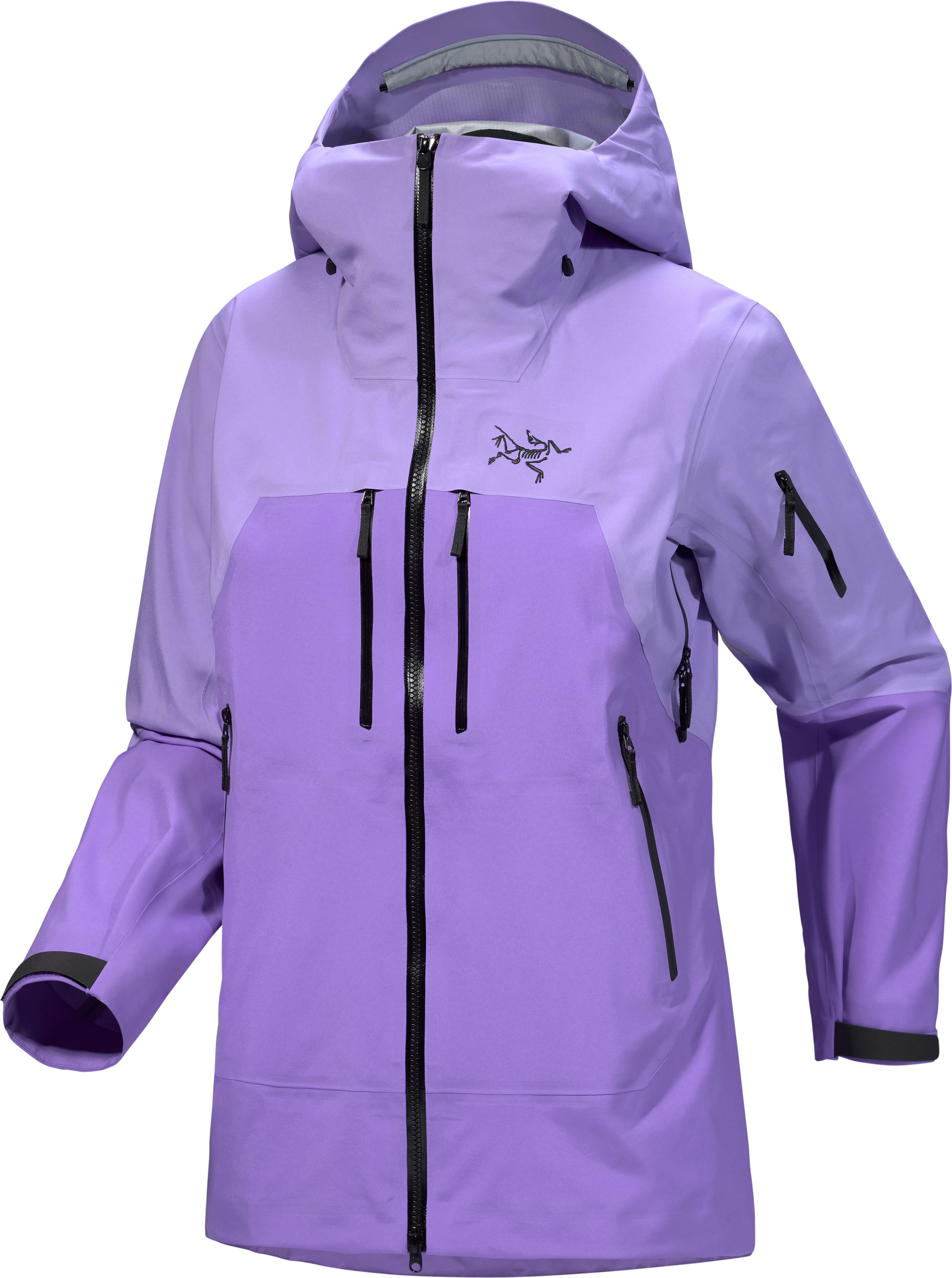 Arc'teryx Rush Jacket W Skijacke aster/black XS - Transa.ch