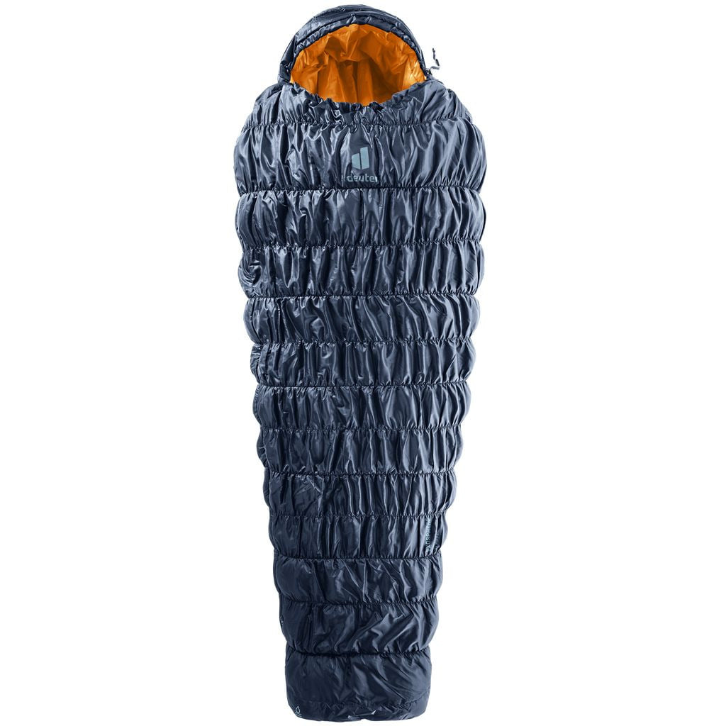 Deuter Exosphere -6° Kunstfaserschlafsack ink/maple M-Left - Transa.ch