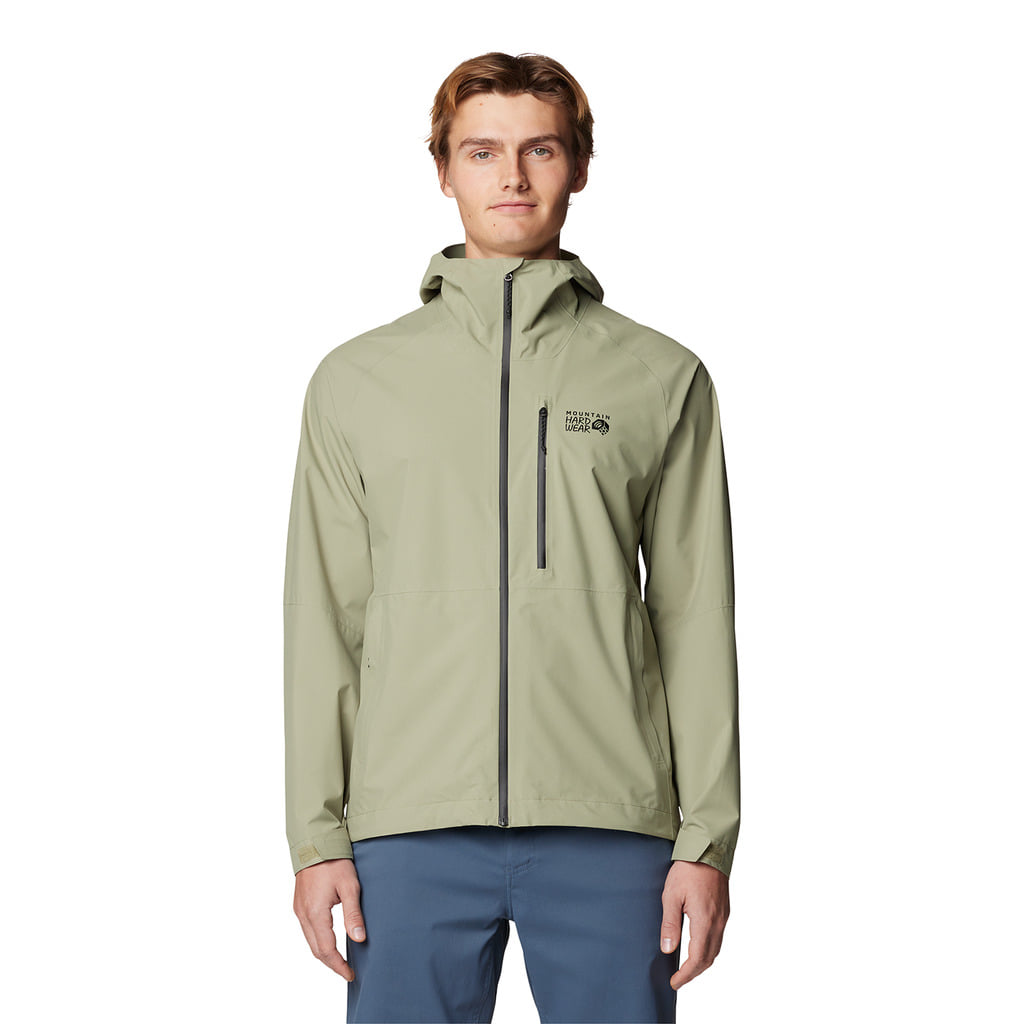 Mountain Hardwear M Stretch Ozonic Jacket Regenjacke mantis green S ...