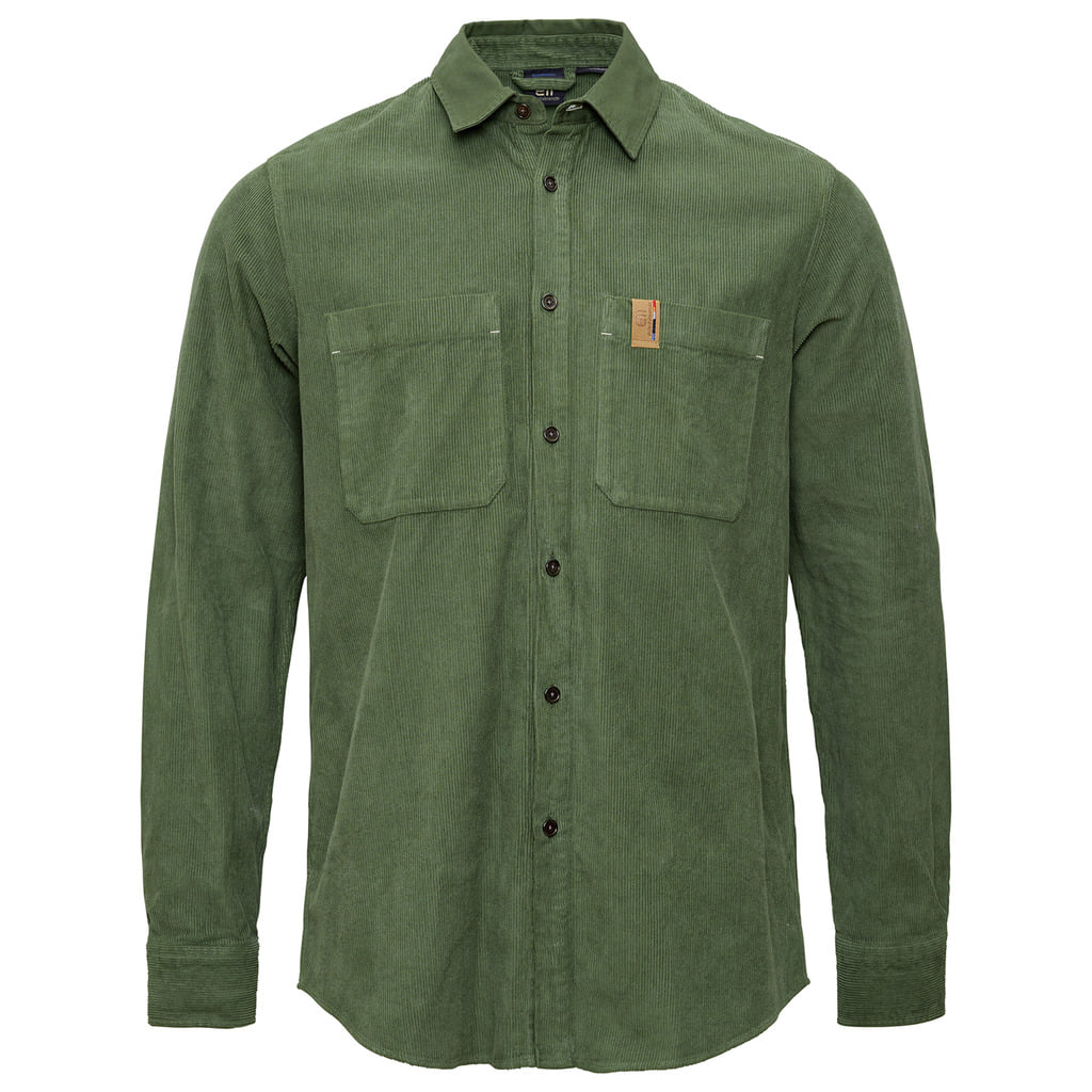 Elevenate M Verbier Shirt Hemd bronze green M - Transa.ch